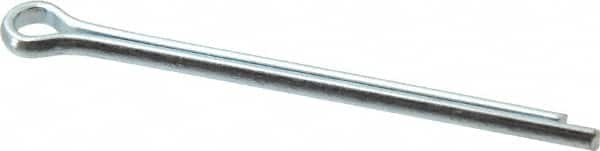 Value Collection - 5/32" Diam x 2-1/2" Long Extended Prong Cotter Pin - Grade 2, Zinc-Plated, Steel - Benchmark Tooling