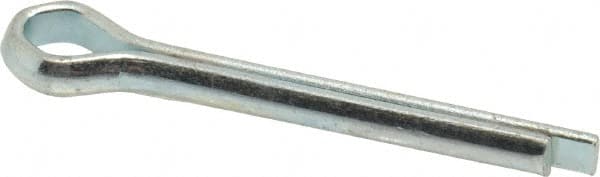 Value Collection - 3/16" Diam x 1-1/2" Long Extended Prong Cotter Pin - Grade 2, Zinc-Plated, Steel - Benchmark Tooling