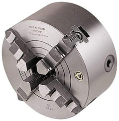 Bison - Manual Lathe Chucks Chuck Type: Combination Independent & Self-Centering Nominal Chuck Size: 20 - Benchmark Tooling