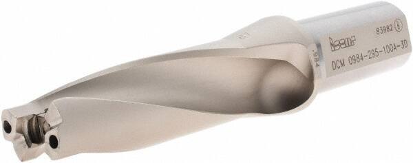 Iscar - 0.984 to 1.02" Diam, 3xD, 2.95" Max Depth, 1" Shank Diam, Replaceable Tip Drill - 25 Seat Size, DCM Toolholder, Series ChamDrill - Benchmark Tooling