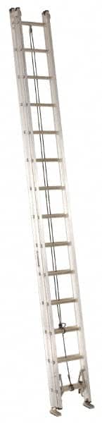 Louisville - 28' High, Type IA Rating, Aluminum Industrial Extension Ladder - Benchmark Tooling