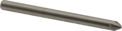 Hertel - 1/8" Head Diam, 1/8" Shank Diam, 4 Flute 60° Solid Carbide Countersink - Benchmark Tooling