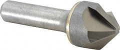 Hertel - 1" Head Diam, 1/2" Shank Diam, 4 Flute 90° Solid Carbide Countersink - Benchmark Tooling