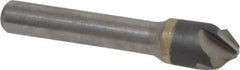 Hertel - 1/2" Head Diam, 3/8" Shank Diam, 4 Flute 90° Solid Carbide Countersink - Benchmark Tooling