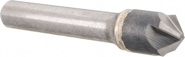 Hertel - 1/2" Head Diam, 3/8" Shank Diam, 4 Flute 100° Solid Carbide Countersink - Benchmark Tooling