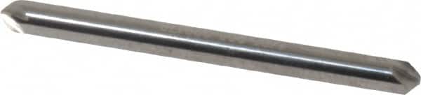 Hertel - 1/8" Head Diam, 1/8" Shank Diam, 6 Flute 90° Solid Carbide Countersink - Benchmark Tooling