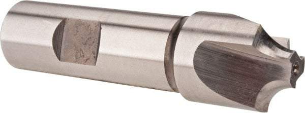 Hertel - 1/4" Radius, 7/8" Mill Diam, 3 Flute Cobalt Corner Rounding End Mill - Single End, Uncoated, 3-1/4" OAL, 3/4" Shank Diam - Benchmark Tooling