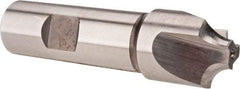 Hertel - 1/4" Radius, 7/8" Mill Diam, 3 Flute Cobalt Corner Rounding End Mill - Single End, Uncoated, 3-1/4" OAL, 3/4" Shank Diam - Benchmark Tooling