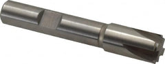 Hertel - 1/32" Radius, 7/16" Mill Diam, 4 Flute Cobalt Corner Rounding End Mill - Single End, Uncoated, 2-1/2" OAL, 3/8" Shank Diam - Benchmark Tooling