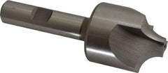 Hertel - 13/32" Radius, 1-1/4" Mill Diam, 3 Flute Cobalt Corner Rounding End Mill - Single End, Uncoated, 3-1/2" OAL, 1/2" Shank Diam - Benchmark Tooling