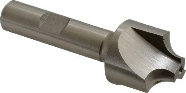 Hertel - 9/32" Radius, 1" Mill Diam, 3 Flute Cobalt Corner Rounding End Mill - Single End, Uncoated, 3" OAL, 1/2" Shank Diam - Benchmark Tooling