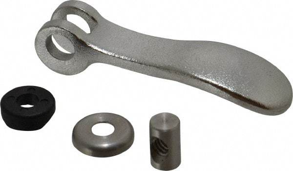 KIPP - 1/4-20, 0.59" Hub Diam, Stainless Steel Adjustable Clamping Handle - Benchmark Tooling