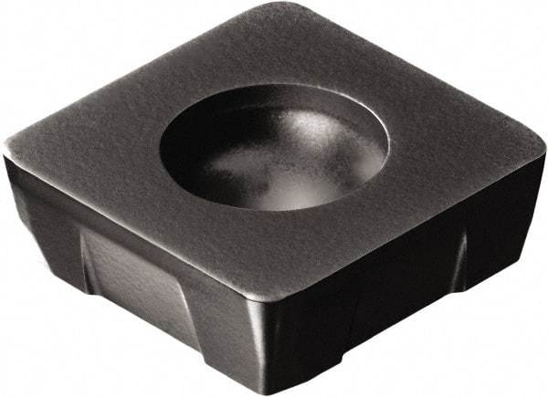 Sandvik Coromant - R210140512 KM Grade 3040 Carbide Milling Insert - TiCN/Al2O3 Finish, 3/16" Thick, 14.5mm Inscribed Circle, 1mm Corner Radius - Benchmark Tooling