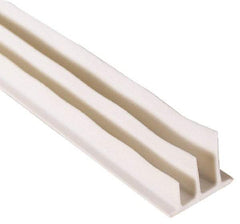 Pemko - 20' Long x 1/2" Wide, Adhesive Perimeter Gasketing Weatherstripping - 1-3/4" Door Thickness, Silicone, White Finish - Benchmark Tooling