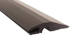 Pemko - 36" Long x 3-7/16" Wide x 3/4" High, Carpet-VCT Vinyl Threshold - Vinyl Black Finish - Benchmark Tooling