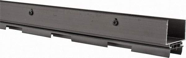 Pemko - Door Bottom Shoe Sweeps & Seal - Vinyl, 1-13/16" High, Dark Bronze Anodized Aluminum Coated - Benchmark Tooling