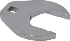 Proto - 46mm 1/2" Drive Full Polish Chrome Open End Crowfoot Wrench - 3.9" OAL - Benchmark Tooling