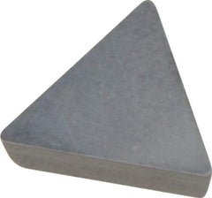 Value Collection - TPG221 Grade I55 Carbide Turning Insert - Uncoated, 60° Triangle, 1/4" Inscr Circle, 1/8" Thick, 1/64" Corner Radius - Benchmark Tooling