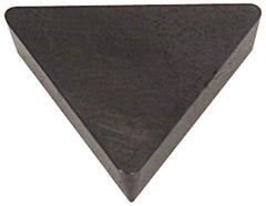 Tungaloy - TPG323 Grade LX11 Ceramic Turning Insert - TiN Finish, 60° Triangle, 3/8" Inscr Circle, 1/8" Thick, 3/64" Corner Radius - Benchmark Tooling