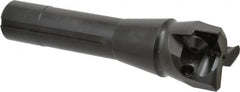 Value Collection - 1-1/2" Cut Diam, 0.656" Max Depth of Cut, 5-37/64" OAL, Indexable Square Shoulder End Mill - TPC 32..., TPG 32., TPU 32. Inserts, R8 - Benchmark Tooling