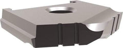 Allied Machine and Engineering - 1-1/32" Diam x 3/16" Thick, Seat Code A, 130° Included Angle Spade Drill Insert - TiAlN Coated, High Speed Steel, Series A - Benchmark Tooling