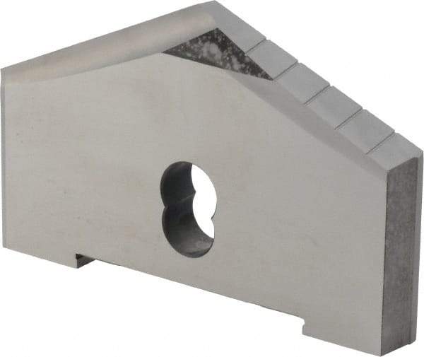 Allied Machine and Engineering - 6" Diam x 11/16" Thick, Seat Code H, 130° Included Angle Spade Drill Insert - Uncoated Powdered Metal, Powdered Metal, Series H - Benchmark Tooling