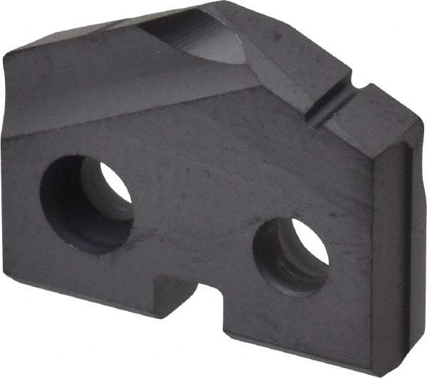 Allied Machine and Engineering - 23/32" Diam x 5/32" Thick, Seat Code 1, 132° Included Angle Spade Drill Insert - TiAlN Coated, High Speed Steel, Series T-A - Benchmark Tooling