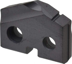 Allied Machine and Engineering - 23/32" Diam x 5/32" Thick, Seat Code 1, 132° Included Angle Spade Drill Insert - TiAlN Coated, High Speed Steel, Series T-A - Benchmark Tooling