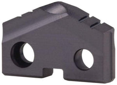 Allied Machine and Engineering - 12mm Diam x 3/32" Thick, Seat Code Z, 132° Included Angle Spade Drill Insert - TiAlN Coated, Carbide, Grade P40, Series T-A - Benchmark Tooling