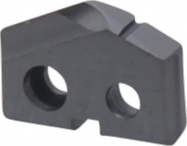 Allied Machine and Engineering - 39/64" Diam x 1/8" Thick, Seat Code 0, 132° Included Angle Spade Drill Insert - TiAlN Coated, Cobalt, Grade Super Cobalt, Series T-A - Benchmark Tooling