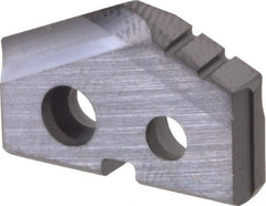 Allied Machine and Engineering - 43/64" Diam x 1/8" Thick, Seat Code 0, 132° Included Angle Spade Drill Insert - TiAlN Coated, Cobalt, Grade Super Cobalt, Series T-A - Benchmark Tooling