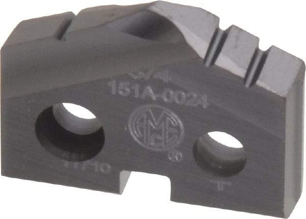 Allied Machine and Engineering - 3/4" Diam x 5/32" Thick, Seat Code 1, 132° Included Angle Spade Drill Insert - TiAlN Coated, Cobalt, Grade Super Cobalt, Series T-A - Benchmark Tooling