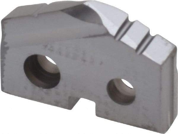 Allied Machine and Engineering - 51/64" Diam x 5/32" Thick, Seat Code 1, 132° Included Angle Spade Drill Insert - TiCN Coated, Cobalt, Grade Super Cobalt, Series T-A - Benchmark Tooling