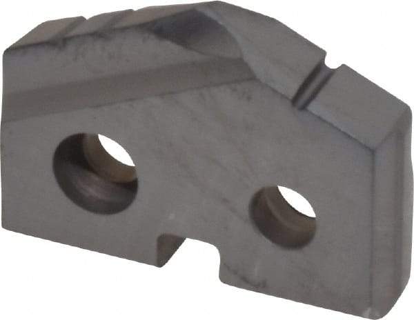 Allied Machine and Engineering - 25/32" Diam x 5/32" Thick, Seat Code 1, 132° Included Angle Spade Drill Insert - TiCN Coated, Cobalt, Grade Super Cobalt, Series T-A - Benchmark Tooling
