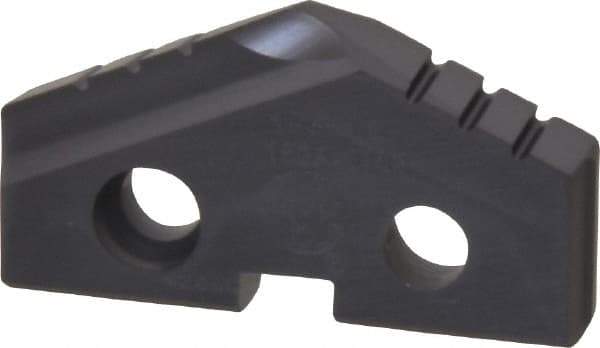 Allied Machine and Engineering - 1-3/16" Diam x 3/16" Thick, Seat Code 2, 132° Included Angle Spade Drill Insert - TiAlN Coated, Cobalt, Grade Super Cobalt, Series T-A - Benchmark Tooling