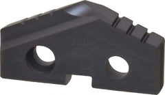 Allied Machine and Engineering - 1-3/16" Diam x 3/16" Thick, Seat Code 2, 132° Included Angle Spade Drill Insert - TiAlN Coated, Cobalt, Grade Super Cobalt, Series T-A - Benchmark Tooling