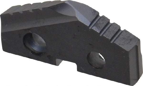 Allied Machine and Engineering - 31mm Diam x 5/8" Thick, Seat Code 2, 132° Included Angle Spade Drill Insert - TiAlN Coated, Cobalt, Series T-A - Benchmark Tooling