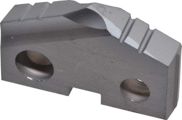Allied Machine and Engineering - 31/32" Diam x 3/16" Thick, Seat Code 2, 132° Included Angle Spade Drill Insert - TiCN Coated, Cobalt, Grade Super Cobalt, Series T-A - Benchmark Tooling