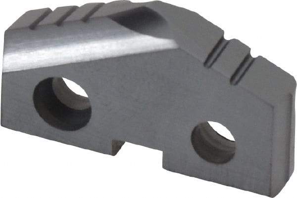 Allied Machine and Engineering - 1-3/64" Diam x 3/16" Thick, Seat Code 2, 132° Included Angle Spade Drill Insert - TiCN Coated, Cobalt, Grade Super Cobalt, Series T-A - Benchmark Tooling