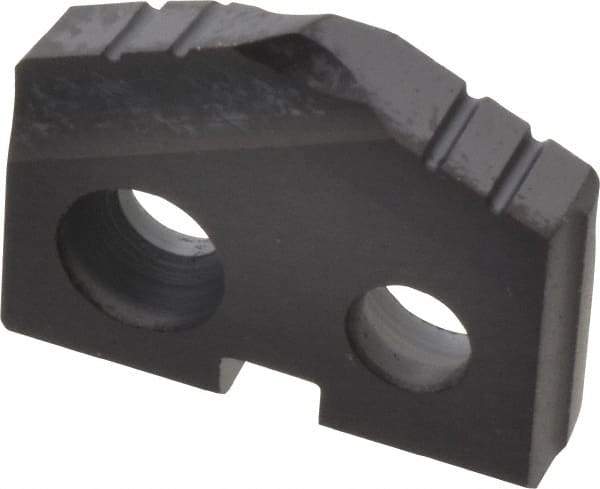 Allied Machine and Engineering - 7/16" Diam x 3/32" Thick, Seat Code Z, 132° Included Angle Spade Drill Insert - TiAlN Coated, Cobalt, Grade Super Cobalt, Series T-A - Benchmark Tooling