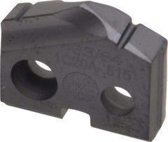 Allied Machine and Engineering - 33/64" Diam x 1/8" Thick, Seat Code 0, 132° Included Angle Spade Drill Insert - TiAlN Coated, Carbide, Grade K20, Series T-A - Benchmark Tooling