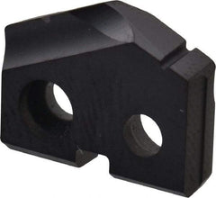 Allied Machine and Engineering - 35/64" Diam x 1/8" Thick, Seat Code 0, 132° Included Angle Spade Drill Insert - TiAlN Coated, Carbide, Grade K20, Series T-A - Benchmark Tooling