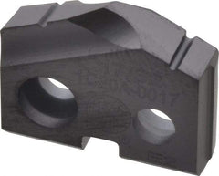 Allied Machine and Engineering - 17/32" Diam x 1/8" Thick, Seat Code 0, 132° Included Angle Spade Drill Insert - TiAlN Coated, Carbide, Grade K20, Series T-A - Benchmark Tooling