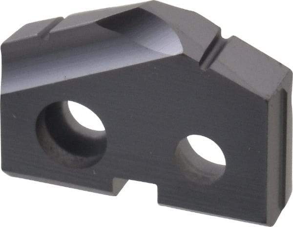 Allied Machine and Engineering - 19/32" Diam x 1/8" Thick, Seat Code 0, 132° Included Angle Spade Drill Insert - TiAlN Coated, Carbide, Grade K20, Series T-A - Benchmark Tooling