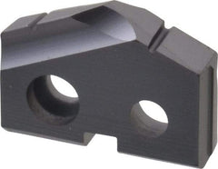 Allied Machine and Engineering - 19/32" Diam x 1/8" Thick, Seat Code 0, 132° Included Angle Spade Drill Insert - TiAlN Coated, Carbide, Grade K20, Series T-A - Benchmark Tooling