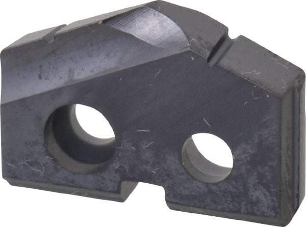 Allied Machine and Engineering - 5/8" Diam x 1/8" Thick, Seat Code 0, 132° Included Angle Spade Drill Insert - TiAlN Coated, Carbide, Grade K20, Series T-A - Benchmark Tooling