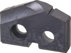 Allied Machine and Engineering - 5/8" Diam x 1/8" Thick, Seat Code 0, 132° Included Angle Spade Drill Insert - TiAlN Coated, Carbide, Grade K20, Series T-A - Benchmark Tooling