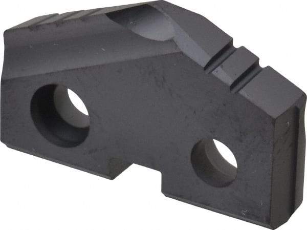 Allied Machine and Engineering - 1-1/32" Diam x 3/16" Thick, Seat Code 2, 132° Included Angle Spade Drill Insert - TiAlN Coated, Carbide, Grade K20, Series T-A - Benchmark Tooling