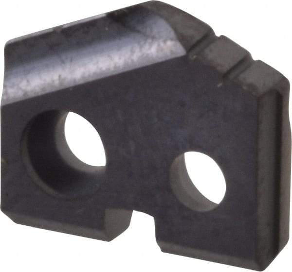 Allied Machine and Engineering - 27/64" Diam x 3/32" Thick, Seat Code Y, 132° Included Angle Spade Drill Insert - TiAlN Coated, Carbide, Grade K20, Series T-A - Benchmark Tooling