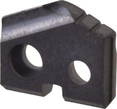 Allied Machine and Engineering - 27/64" Diam x 3/32" Thick, Seat Code Y, 132° Included Angle Spade Drill Insert - TiAlN Coated, Carbide, Grade K20, Series T-A - Benchmark Tooling